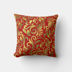 Coussin Gold Foil Rouges CHOISISSEZ VOTRE COULEUR