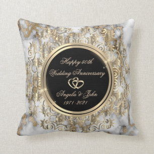 Coussin Gold Hearts lance le marbre 50e anniversaire de Ma
