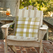 Coussin Gold Plaid (Chaise)