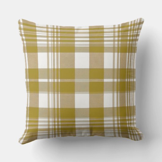 Coussin Gold Plaid (Verso)