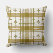 Coussin Gold Plaid (Verso)