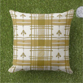 Coussin Gold Plaid (Herbe)