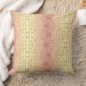 Coussin Golden Brick Wall – Symmetrical Architectural Patt (Couverture)