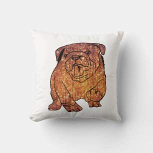 Coussin Golden Bulldog Thoushion