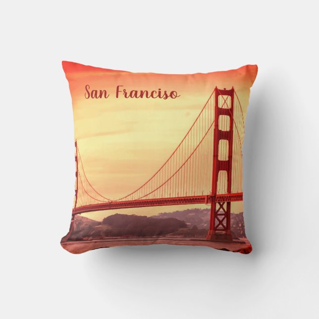 Coussin Golden gate bridge à San Francisco (Recto)