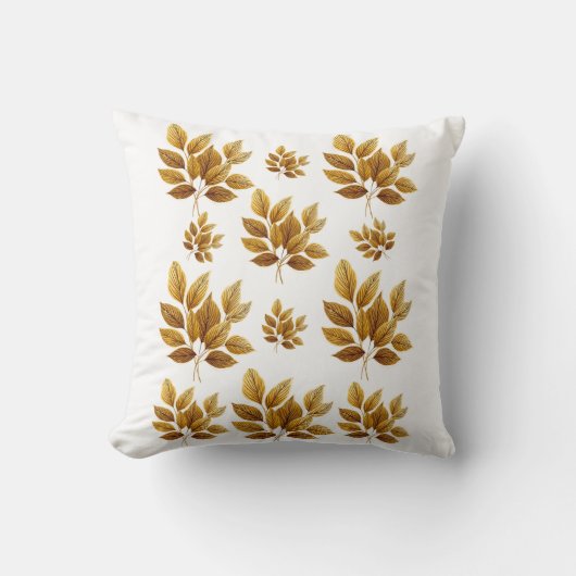 Coussin Golden Leaf Luxe (Recto)