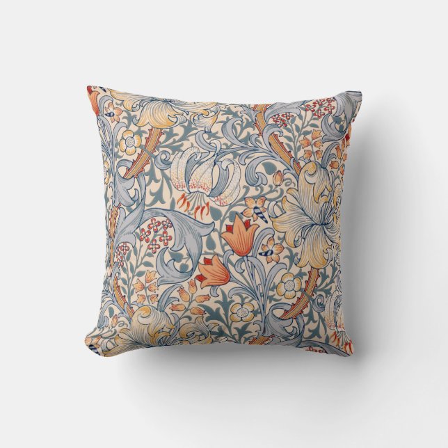 Coussin Golden Lily, William Morris (Recto)