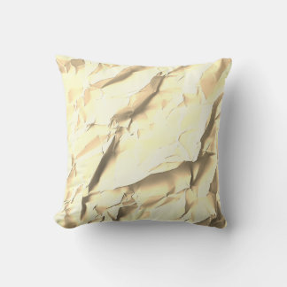 Coussin Golden Paper Texture Pillow