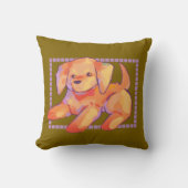 Coussin Golden retriever (Recto)