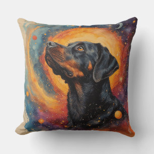 Coussin Golden Retriever par Whimsical Cosmos
