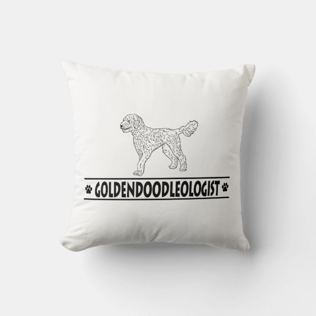 Coussin Goldendoodèle (Recto)