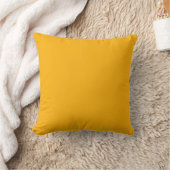Coussin Goldenrod Jaune Automne automne Couleur solide (Couverture)
