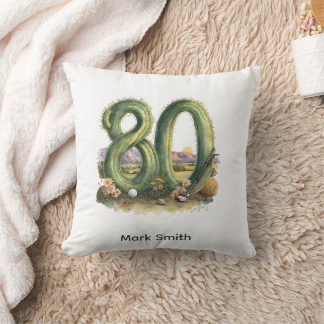 Coussin Golf 80e anniversaire en Arizona (Couverture)