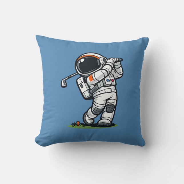 Coussin Golf Astronaute (Recto)