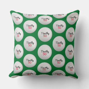 Coussin Golf Ball Anniversaire - 50e ou autre année