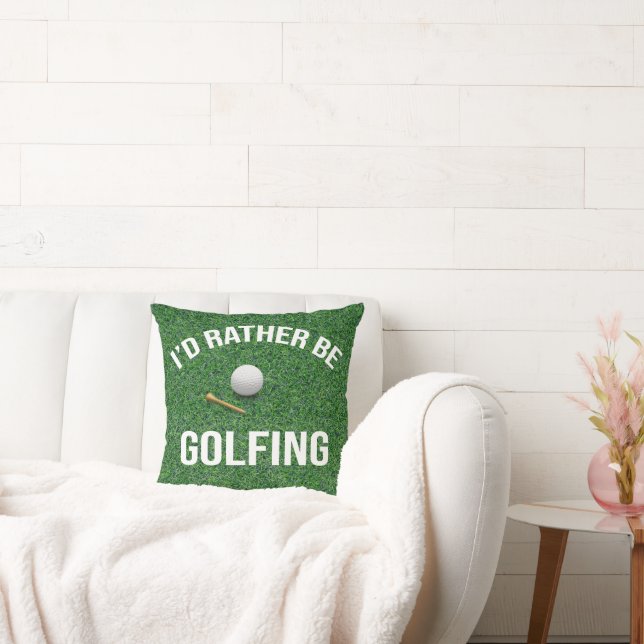 Coussin Golf drôle dire pour golfeur (Canapé)