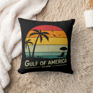 Coussin Golfe des USA Amérique patriotique vintage-américa
