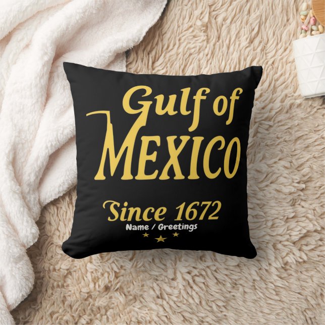 Coussin Golfe du Mexique depuis 1672, Plongée en profondeu (Couverture)