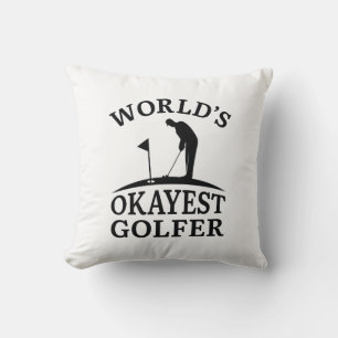 Coussin Golfeur le plus Okayest du monde