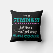 Coussin Golly filles - je suis un gymnaste (Verso)