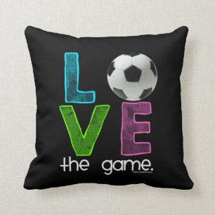Coussin Golly filles : Le football - aimez le jeu