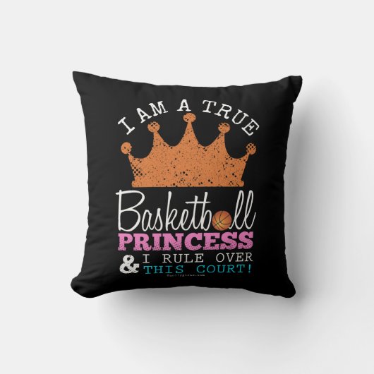 Coussin Golly filles : Princesse Rule This Court de (Recto)