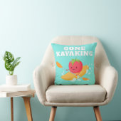Coussin Gone Kayaking mignonne fraise (Chaise)