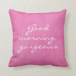 Coussin Good Morning Gorgee