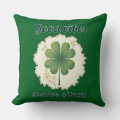 Coussin Good Vibes St Patrick’s Day Shirt – almofada (Recto)