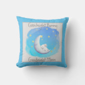 Coussin Goodnight Bunny Moon personnalisable (Recto)