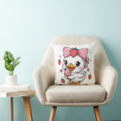Coussin Goose d'été aux fraises (Chaise)