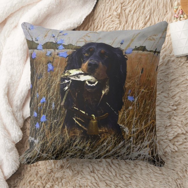 Coussin Gordon Setter (Couverture)