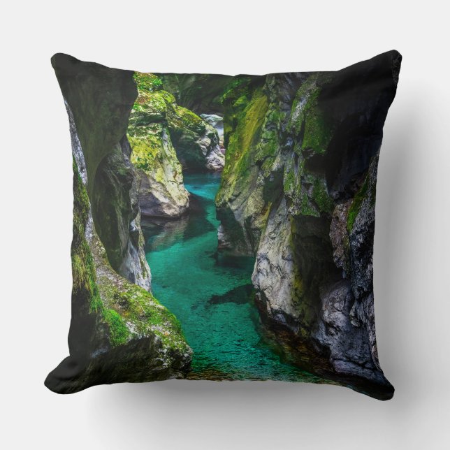 Coussin gorge de Soca en Slovénie (Recto)