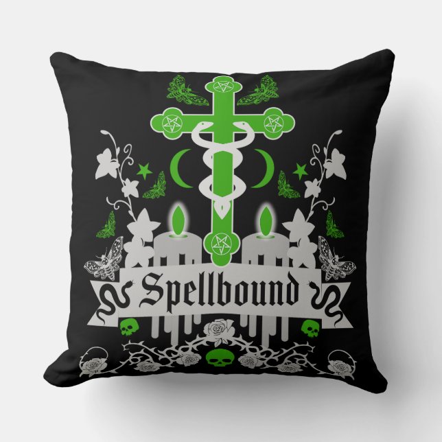 Coussin Goth Post Punk Mode (Recto)