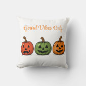 Coussin Gourd Vibes Only Halloween (Recto)