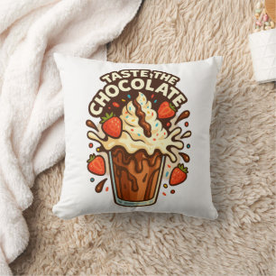 Coussin Goûtez le chocolat