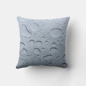 Coussin Goutte d'Eau Motif Clair Cristallin Abstrait Goutt (Verso)