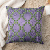 Coussin Gouttes de pluie vertes (Couverture)