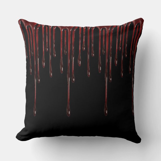 Coussin Gouttes de sang (Recto)