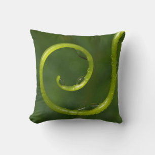 Coussin Gouttes d'eau sur une vigne