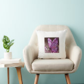 Coussin Graceful Rêve Le Papillon Violet Enchantant. (Chaise)