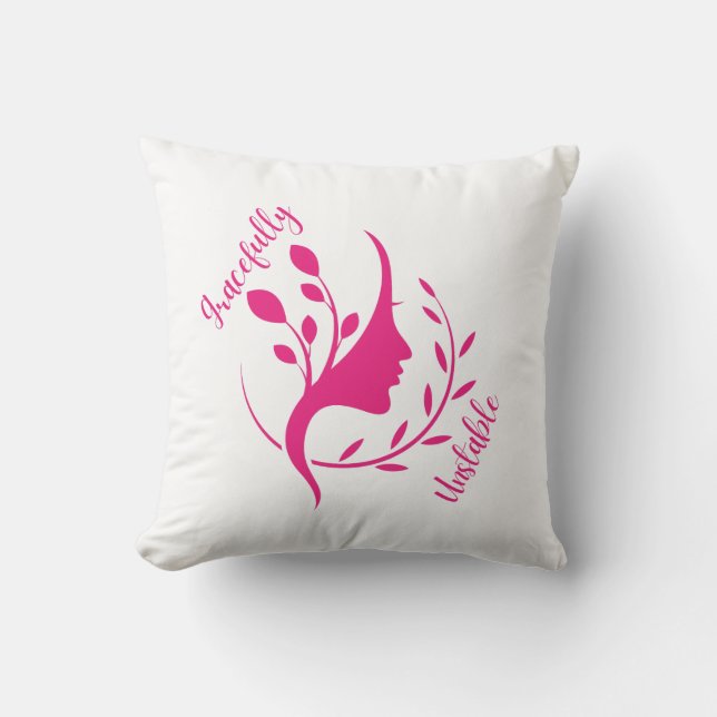 Coussin Gracly Unstable - Drôle & Aesthétique Thaillot Pil (Recto)