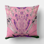 Coussin Grade A coton maison florale fibres naturelles per (Verso)