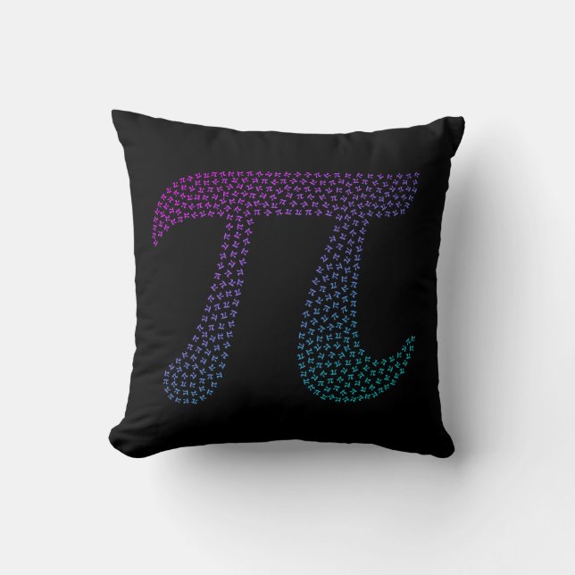 Coussin Gradient | Happy Pi Day Math (Recto)