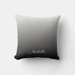 Coussin gradient personnel ombre blâmes of grey