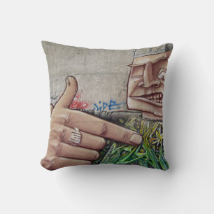 Coussin Graffiti coloré Street Art Peinture
