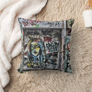Coussin Graffiti Cool Moderne Urbain Art de rue