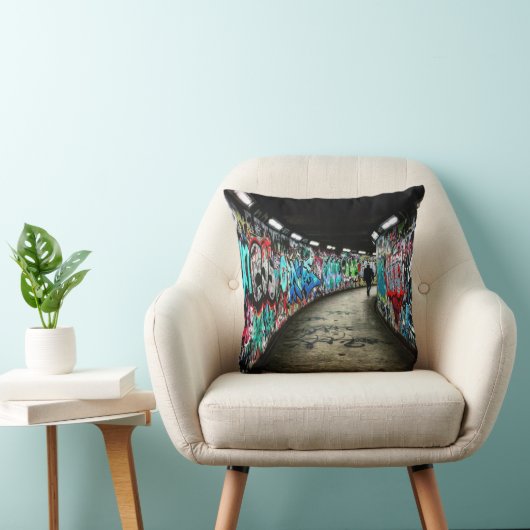 Coussin Graffiti de métro (Chaise)