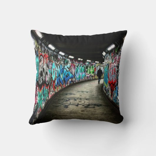 Coussin Graffiti de métro (Verso)