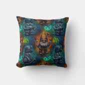 Coussin Graffiti Gnome Throw Pillow (Recto)